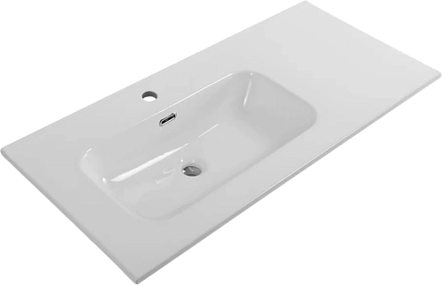 Раковина мебельная BelBagno 100 см чаша слева - фото 2