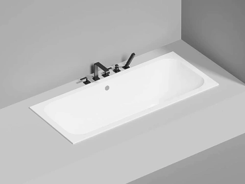Ванна из искусственного камня Salini Orlanda Axis Kit 170х75 см белый матовый - фото 2