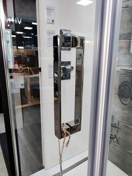 Душевой уголок 90, цвет профиля хром, Jacob Delafon CONTRA (детальная фотография), в наличии, по запросу, нет в наличии