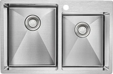 Мойка для кухни Paulmark Berman 78 см нержавеющая сталь