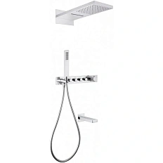 Душевой комплект Abber Rund AF8753 с изливом