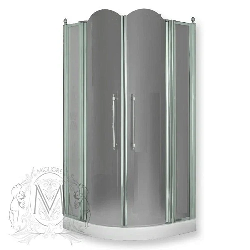 Душевой уголок Migliore Diadema 90х90 см стекло прозрачное - фото 4