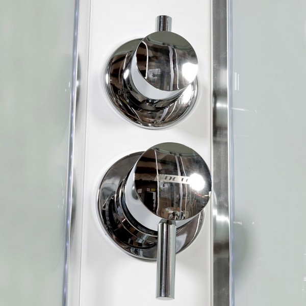 Душевая кабина Deto A102 120х80 см с гидромассажем (детальная фотография), со средним поддоном