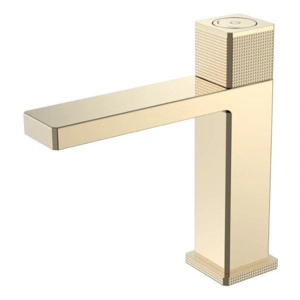 Смеситель для раковины Boheme Quad золото 159-G (детальная фотография)