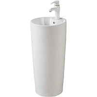 Раковина напольная SantiLine 41 см белая