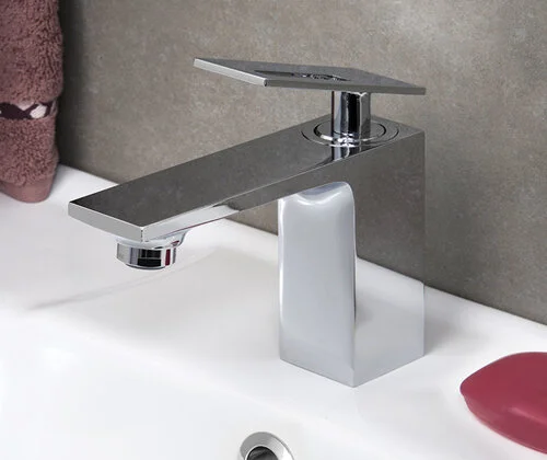 Смеситель для раковины WasserKRAFT Alme хром 1503 (детальная фотография), современные, hi-tech