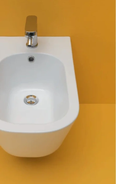 Биде подвесное Kerasan Tribeca белое 512501 (детальная фотография), подвесные