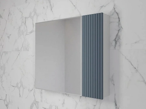 Зеркальный шкаф Style Line Стокгольм 80 см графит софт - фото 1