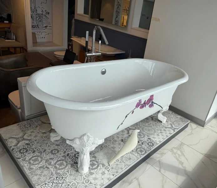 Ванна чугунная Jacob Delafon Cleo 175х80 см белая E2901-00 (детальная фотография)