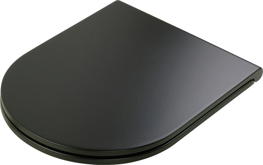 Крышка-сиденье с микролифтом Migliore Monaco черная 32075 (детальная фотография), с микролифтом