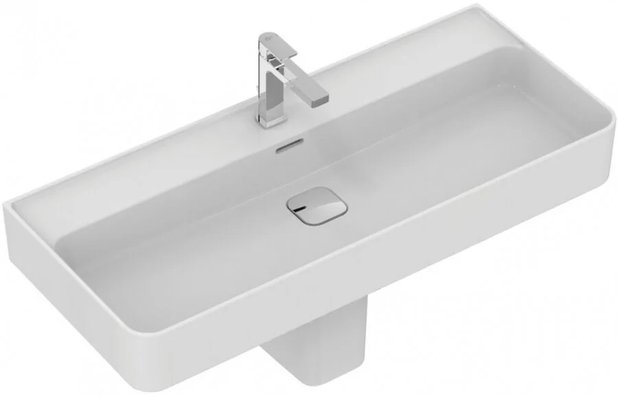 Раковина Ideal Standard Strada II 100 см прямоугольная T300201 (детальная фотография), подвесные, пристенные
