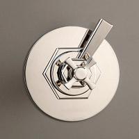 Смеситель для душа термостатический, никель, Devon&Devon Jubilee