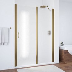 Душевая дверь профиль бронза стекло шиншилла Vegas-glass