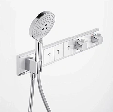 Смеситель для душа Hansgrohe RainSelect хром/белый