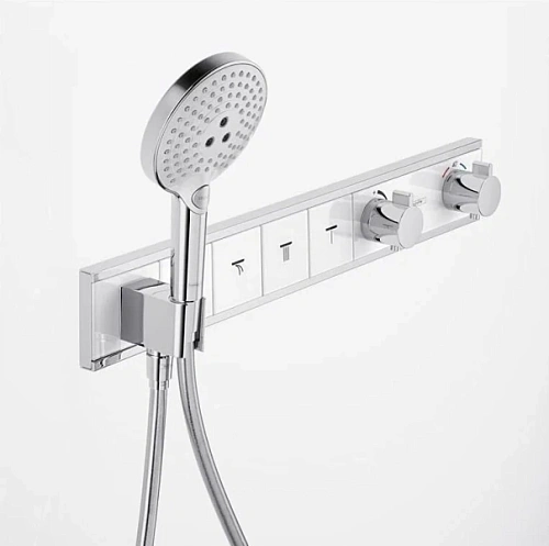 Смеситель для душа Hansgrohe RainSelect хром/белый - фото 2