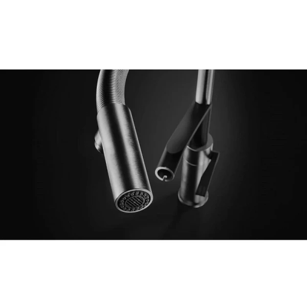 Смеситель для кухни Nobili Heron хром/черный HR125300CB (детальная фотография), современные, hi-tech