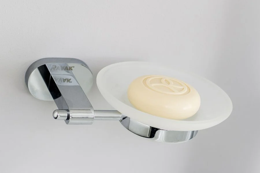 Мыльница для ванной Ravak Chrome CR 200.00 X07P187 (детальная фотография), современные, hi-tech
