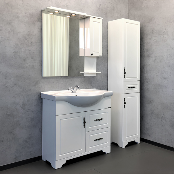 Тумба с раковиной напольная Comforty Севилья 85 см ВЛДСП (детальная фотография), нет в наличии