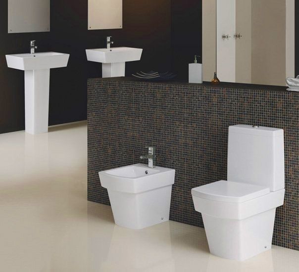 Раковина BelBagno Mattino 55 см белая BB1060L (детальная фотография), прямоугольной формы, тюльпан