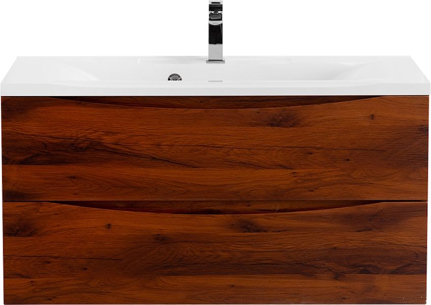Тумба под раковину подвесная BelBagno Marino 100 см rovere cIllegio MARINO-1000-2C-SO-RC-P (детальная фотография), современная, hi-tech