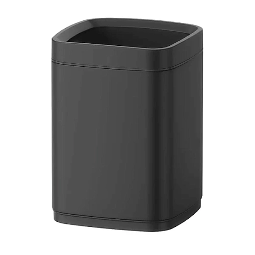 Мусорное ведро WeltWasser WW ME матовый черный - фото 1