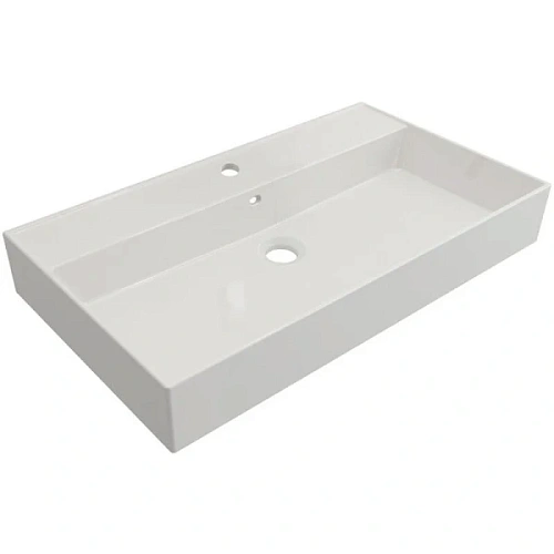 Раковина мебельная Cezares 80 см белая - фото 4