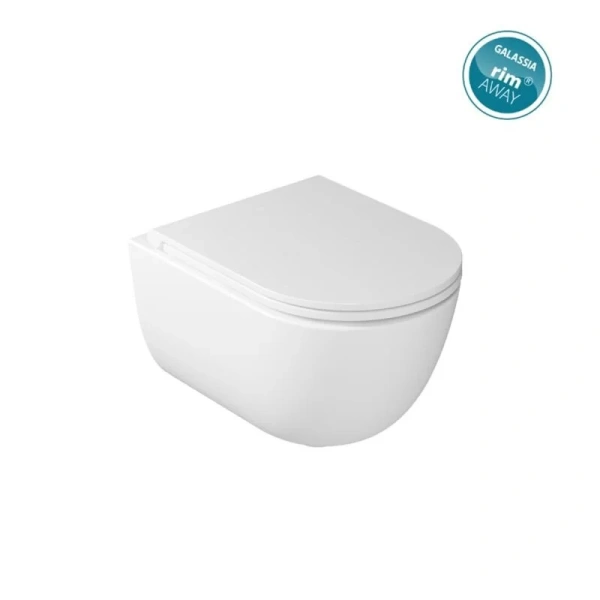 Унитаз с инсталляцией Valsir Dream с белой матовой клавишей KIT VSWM 7334 Slim P1 (детальная фотография), с инсталляцией index_1