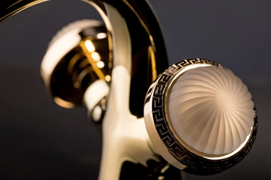 Смеситель для раковины Boheme Satine золото 291-ST (детальная фотография), золото