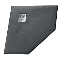 Душевой поддон Grossman Strong 100x100 см графит