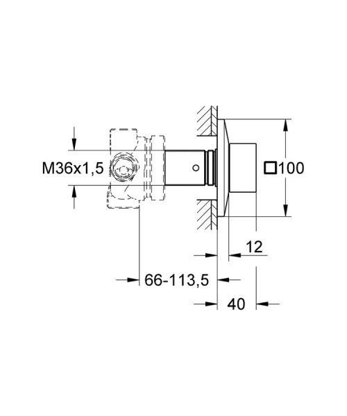 Девиатор Grohe Allure Brilliant 19798000 (детальная фотография), в наличии