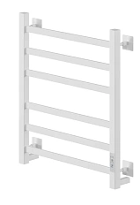 Полотенцесушитель электрический Ника Step 60х50 см белый матовый