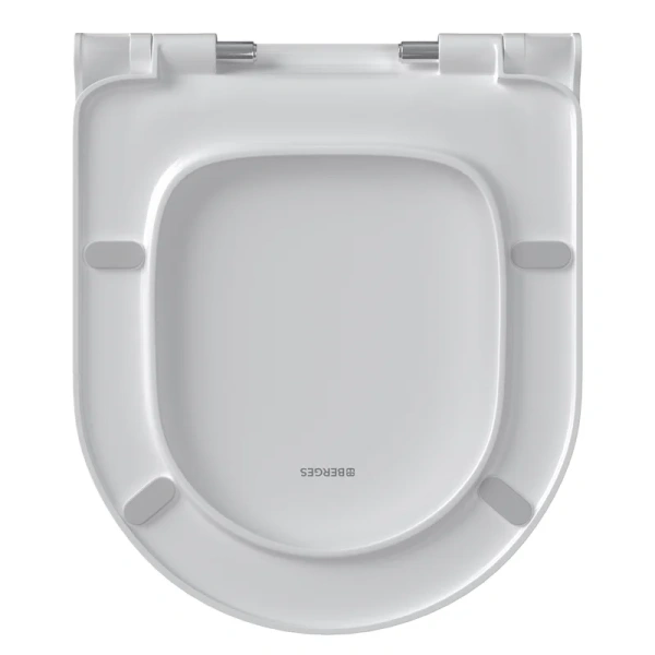 Крышка-сиденье с микролифтом BERGES Okus белая 019603 (детальная фотография), с микролифтом index_1