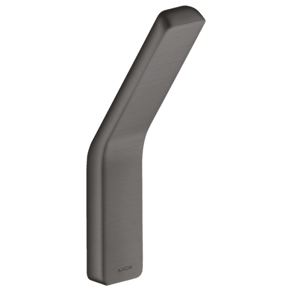 Крючок для ванной Axor Universal Accessories шлифованный черный хром одинарный 42801340 (детальная фотография)