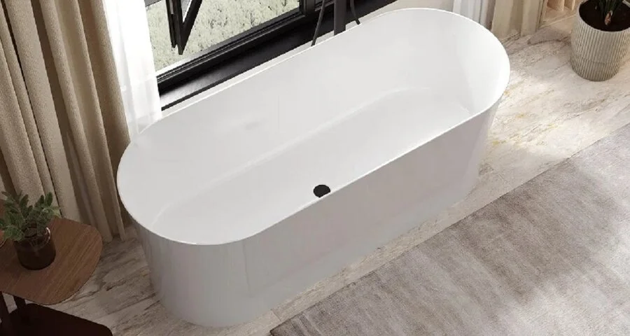 Ванна из искусственного камня Belux Берген Бг-1700, 4810924288974, 170 x 70 см, белый (детальная фотография), без гидромассажа