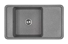 Мойка для кухни Акватон Беллис 87 см серая
