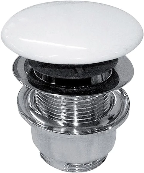 Донный клапан для раковины Kerasan Nolita белый глянцевый 923301 (детальная фотография)