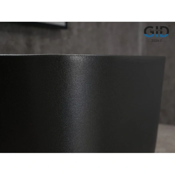 Раковина GID Creativo N9301bg 36 см черный графит 53356 (детальная фотография), одинарные