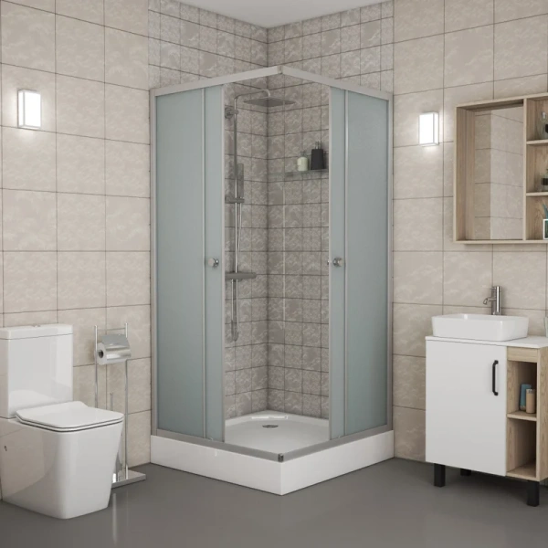 Душевой уголок Niagara Eco 80х80 см стекло матовое _0081422Q (детальная фотография)