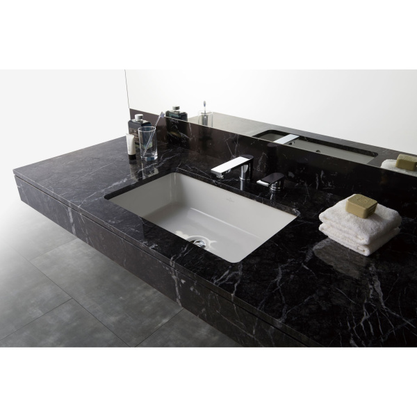 Раковина Villeroy & Boch Architectura 61 см встраиваемая 41776001 (детальная фотография), встраиваемые (в столешницу), пристенные