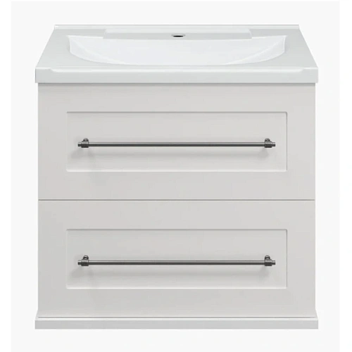 Тумба под раковину подвесная Misty Марта 60 см белая - фото 2