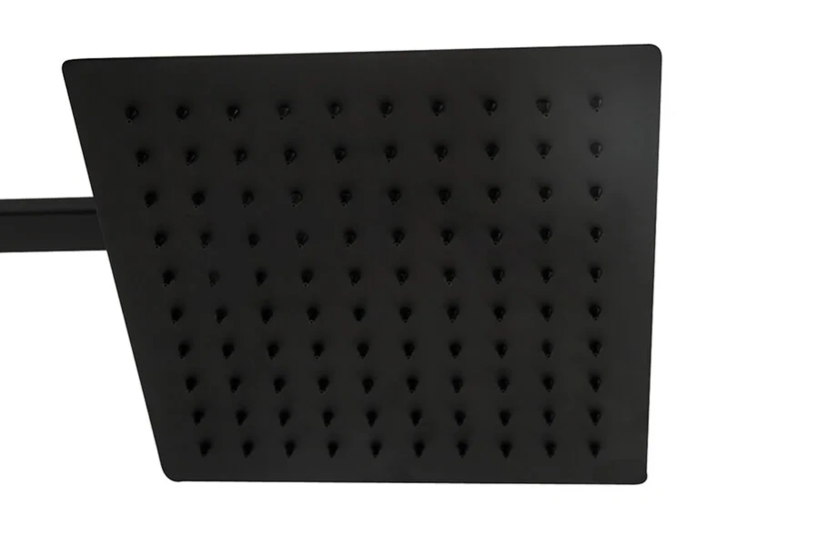 Душевая стойка BelBagno Luce со смесителем черная матовая LUC-VSCM-NERO (детальная фотография), в наличии