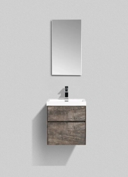 Тумба под раковину подвесная BelBagno Pietra Mini 50 см stone PIETRA MINI-500AS-2C-SO-PT (детальная фотография), подвесная, пристенная