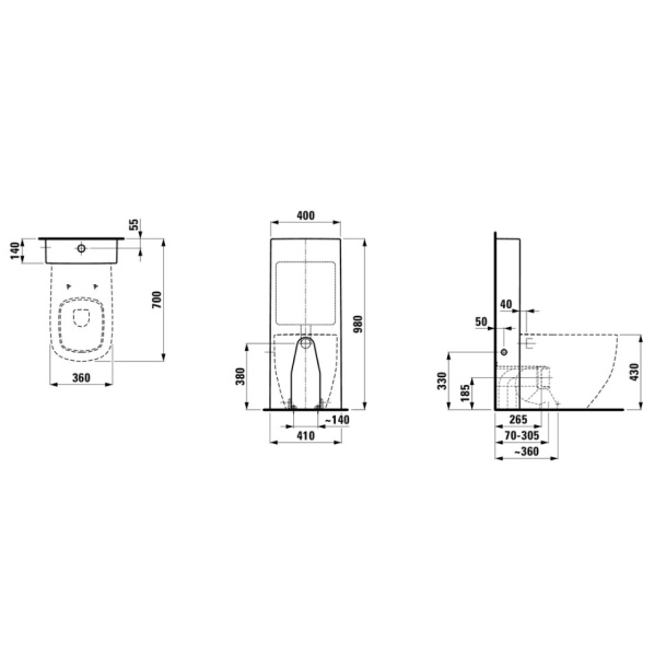 Схема (детальная фотография), приставные, встраиваемые