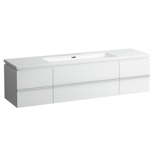 Раковина-столешница Laufen Living Square 8.1643.8 (детальная фотография), одинарные, с полотенцедержателем