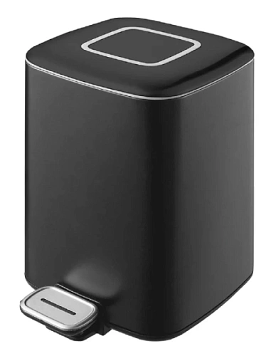 Мусорное ведро Boheme Q черное - фото 2