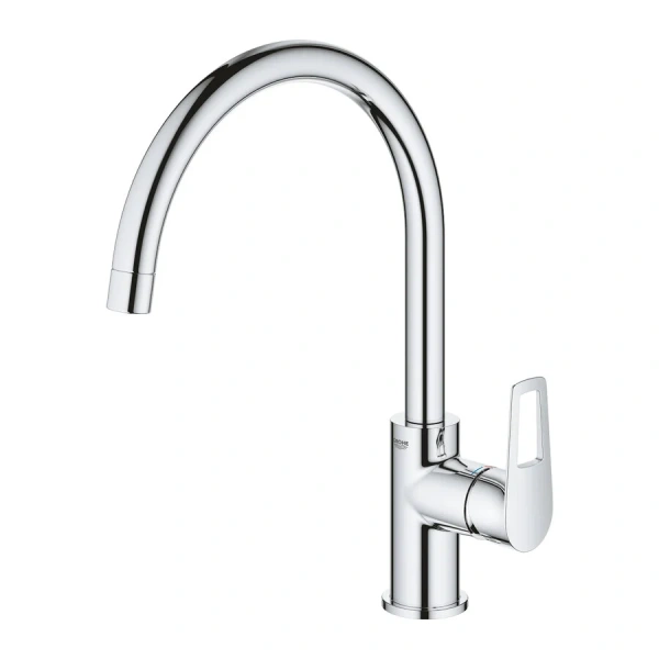 Смеситель для кухни Grohe BauLoop хром 31368001 (детальная фотография), современные, hi-tech