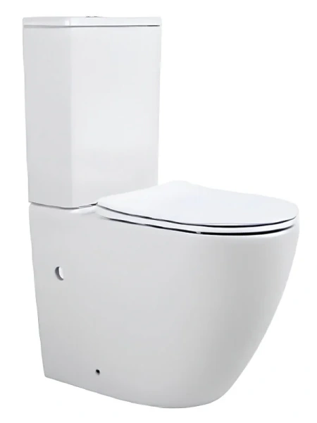 Унитаз компакт Акватек Европа безободковый AQ2903-00 (детальная фотография)