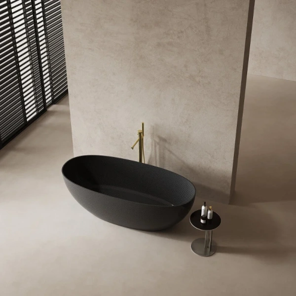 Ванна карбоновая Abber Karbon 170x75 см овальная AK9001-1.7 (детальная фотография)