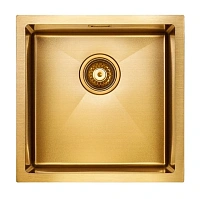 Мойка для кухни Paulmark Aller 44 см брашированное золото