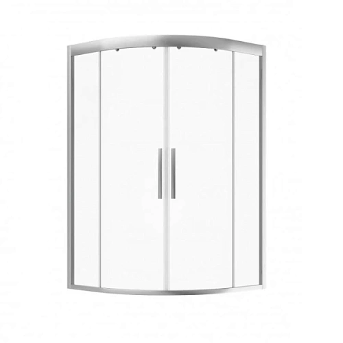 Душевой уголок Am.Pm Gem 90х90 см профиль матовое серебро - фото 1